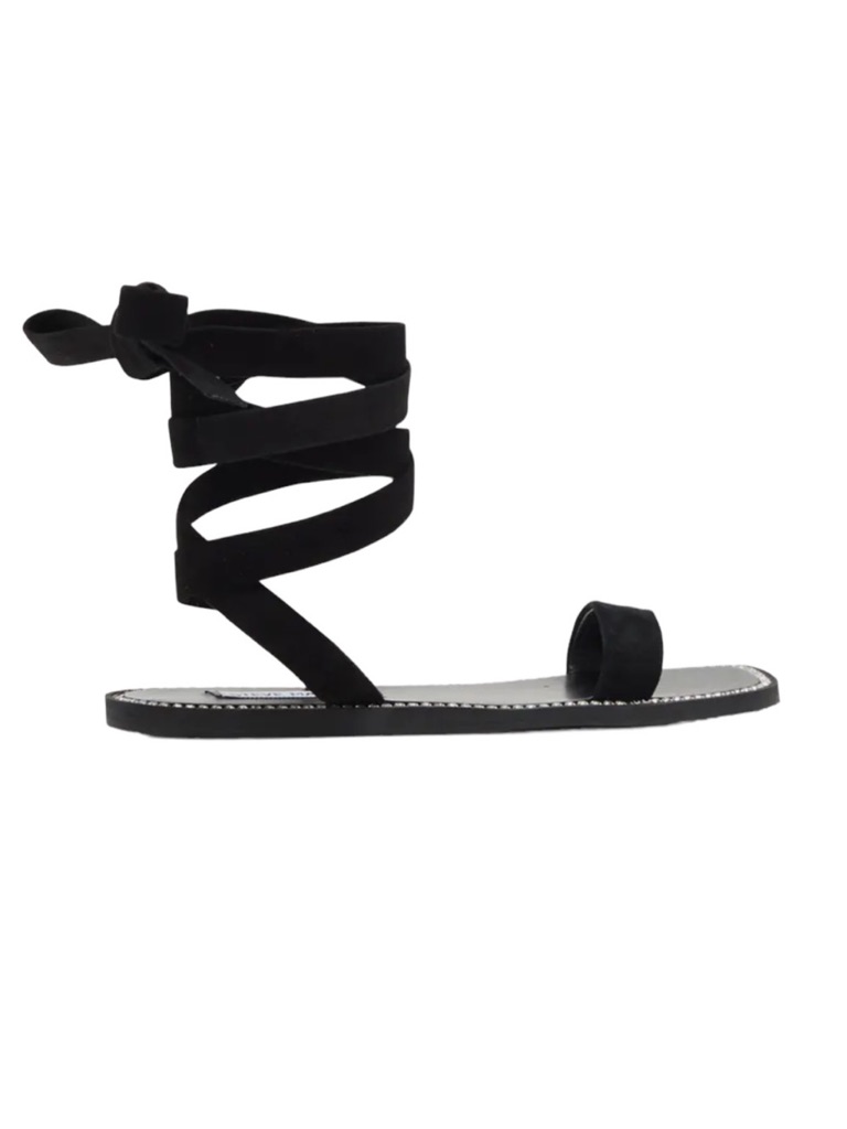 Steve Madden Roza Ankle Tie Flat Sandals Size 10 Nwt